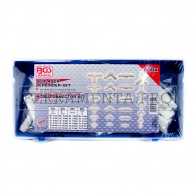 KIT 100 CONNETTORI per TUBI di PLASTICA GOMMA VARI FORMATI per IDRAULICI