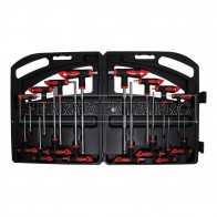 SET KIT 16 PEZZI CHIAVI MASCHIO ESAGONALI e TORX con IMPUGNATURA ANTISCIVOLO