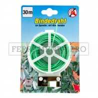 BOBINA FILO FIL DI FERRO RICOPERTO in PLASTICA 30 M per GIARDINAGGIO FAI DA TE