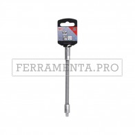 PROLUNGA FLESSIBILE 150mm CHIAVI a BUSSOLA in CROMO VANADIO ATTACCO QUADRO 1/4" 