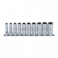 SERIE 10 CHIAVI a BUSSOLA ESAGONALI ESAGONO LUNGHE KOKEN con ATTACCO QUADRO 1/2