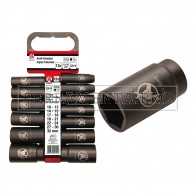 SET 13 BUSSOLE LUNGHE RINFORZATE 1/2" IMPATTO AVVITATORE PNEUMATICO ARIA 10-32mm