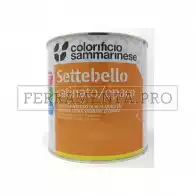 VERNICE SMALTO SINTETICO SETTEBELLO per METALLO e LEGNO Lt. 0,750 Bianco opaco
