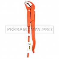 CHIAVE GIRATUBO SVEDESE A 45° PINZA PAPPAGALLO REGOLABILE PROFESSIONALE CHROME VANADIUM