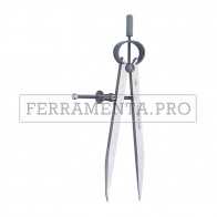 COMPASSO TRACCIATORE di PRECISIONE PROFESSIONALE a PUNTA TIPO PESANTE con VITE