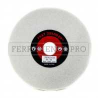 DISCO RUOTA per MOLA DA BANCO al CORINDONE BIANCO METALLI ACCIAIO FINITURA