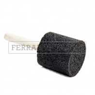 MOLA RUOTA RESINOIDE AL CORINDONE P36 MARRONE con GAMBO CILINDRICA per SGROSSARE TRAPANO DREMEL