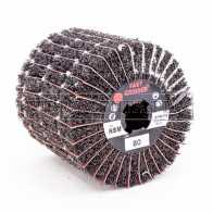 RULLO RUOTA LAMELLARE MISTA a SPIRALE per SATINATRICE SATINATURA LEVIGATURA