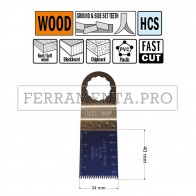 LAMA TAGLIO PRECISIONE LEGNO PLASTICA 34mm CMT per MULTIFUNZIONE OSCILLANTE FEIN FESTOOL