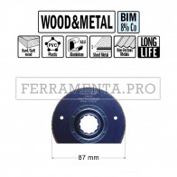 LAMA TAGLIO LEGNO METALLO 87mm CMT OMS17 per MULTIFUNZIONE FEIN FESTOOL OSCILLANTE