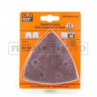 10 FOGLI CARTA ABRASIVA CMT per ELETTROUTENSILE MULTIFUNZIONE LEVIGARE LEGNO