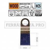 LAMA TAGLIO PRECISIONE LEGNO PLASTICA 34mm CMT per MULTIFUNZIONE OSCILLANTE FEIN FESTOOL