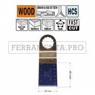 LAMA TAGLIO PRECISIONE LEGNO PLASTICA 34mm CMT per MULTIFUNZIONE OSCILLANTE FEIN FESTOOL