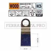LAMA TAGLIO PRECISIONE LEGNO PLASTICA 34mm CMT per MULTIFUNZIONE OSCILLANTE FEIN FESTOOL