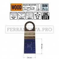 LAMA LONG LIFE TAGLIO LEGNO PLASTICA 34mm CMT per MULTIFUNZIONE OSCILLANTE FEIN FESTOOL