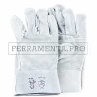 GUANTI LAVORO PELLE CROSTA RINFORZATO P152S ANTINFORTUNISTICA