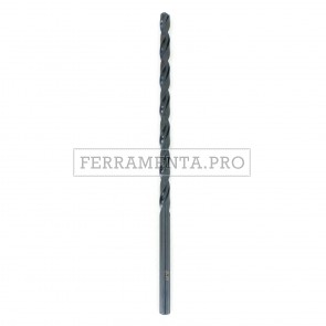 PUNTA HSS-G RETTIFICATA MOLATA EXTRA LUNGA per TRAPANO FORATURA METALLI FERRO ALPACCA