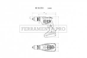 Metabo BE 18 LTX 6 Trapano a batteria in MetaLoc