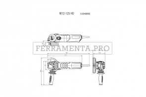 Metabo W 12-125 HD Smerigliatrici angolari