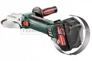 Metabo WF 18 LTX 125 Quick Smerigliatrice angolare a testa ribassata, a batteria in MetaLoc