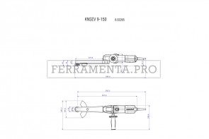 Metabo KNSE 9-150 Set Levigatrice per saldature ad angolo in Valigetta metallica