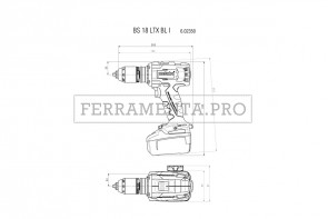Metabo BS 18 LTX BL I Trapano-avvitatore a batteria in MetaLoc