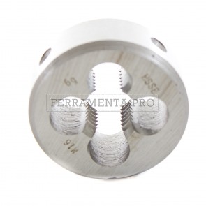 FILIERA DESTRA METRICA PASSO GROSSO in ACCIAIO HSSE con Co 5% per FILETTARE