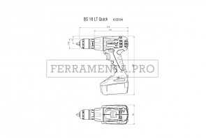 Metabo BS 18 LT Quick Trapano-avvitatore a batteria in Valigetta in plastica