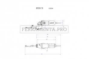 Metabo BFE 9-20 Lima a nastro