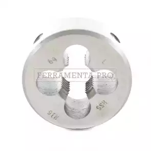 FILIERA SINISTRA FILETTATURA METRICA PASSO GROSSO in ACCIAIO HSS per FILETTARE