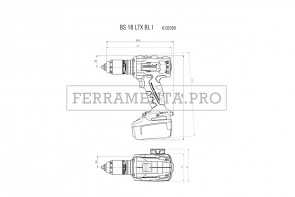 Metabo BS 18 LTX BL I Trapano-avvitatore a batteria in MetaLoc