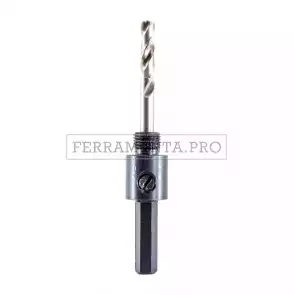 ALBERO per SEGHE A TAZZA BIMETAL da ∅ 14 ÷ 30 con ATTACCO ESAGONALE 8,5 MM