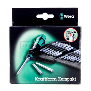 KIT CACCIAVITE e INSERTI KRAFTFORM KOMPAKT WERA PROFESSIONALE per FAI DA TE OFFICINA