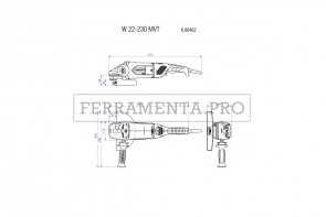 Metabo W 22-230 MVT Smerigliatrici angolari