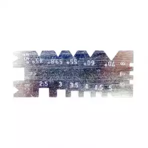 CALIBRO per CONTROLLO MISURAZIONE PROFILO UTENSILI INECO in ACCIAIO