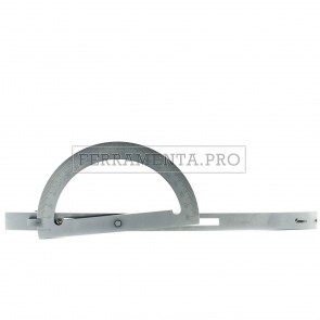 GONIOMETRO PROFESSIONALE con ASTA SCORREVOLE VARIE MISURE per MISURAZIONE ANGOLI