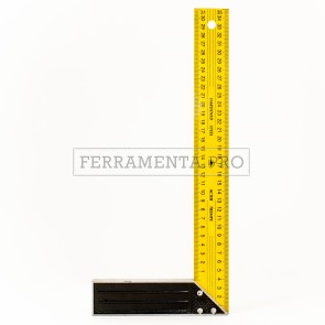 SQUADRA AD ANGOLO per FALEGNAME in ACCIAIO con BASE ALLUMINIO MISURARE LIVELLARE