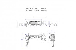 Metabo WP 18 LTX 125 Quick Smerigliatrice angolare a batteria