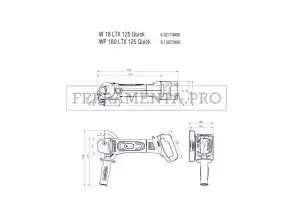 Metabo WP 18 LTX 125 Quick Smerigliatrice angolare a batteria
