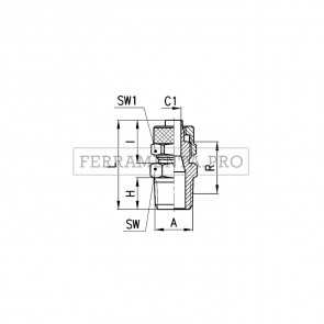 Camozzi 1510 12/10-1/2 - Raccordi Mod. 1510