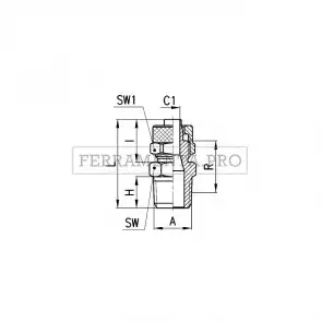 Camozzi 1510 8/6-1/4 - Raccordi Mod. 1510