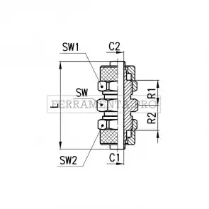 Camozzi 1580 8/6-6/4 - Raccordi Mod. 1580