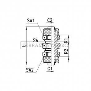 Camozzi 1580 8/6-6/4 - Raccordi Mod. 1580