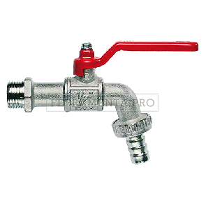 RUBINETTO PORTAGOMMA A SFERA 1/2"