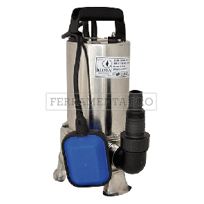 ELETTROPOMPA SOMMERGIBILE INOX 1100 watt - 15000 litri/h - hp 1,5