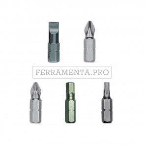 INSERTO TAGLIO CROCE PH PZ ESAGONALE TORX ATTACCO 1/4 per VITI AVVITATORE