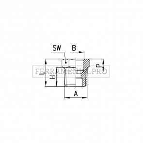 Camozzi 2530 1-1/2 - Raccordi Mod. 2530