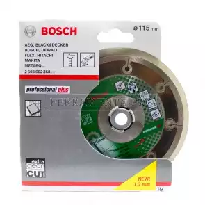 DISCO DIAMANTATO BOSCH BEST FOR CERAMIC per TAGLIO PULITO PIASTRELLE MARMO 115mm