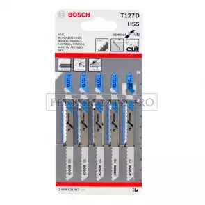 5 LAME SEGHETTO ALTERNATIVO BOSCH per TAGLIO ALLUMINIO LAMIERA RESINA T127D