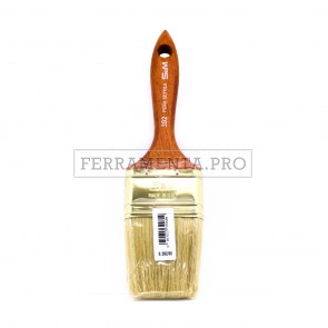 PENNELLO PIATTO con SETOLE BIONDE UNIVERSALE in LEGNO PROFESSIONALE